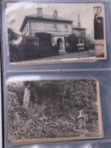 A large collection of antique and vintage Preston Park and Brighton interest postcards contained