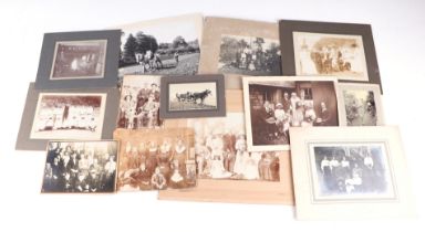 A large collection of antique and later photographs including military and sporting examples.