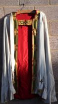 Ecclesiastical interest: A set of Vanpoulles Ltd priests vestments and robes.