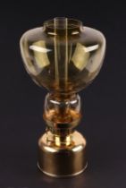 A mid century Swedish Markaryd oil lamp, designed by Hans- Agne Jakobsson, overall 33cms high.