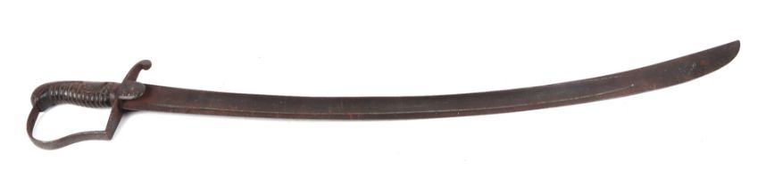 A British Light Cavalry sabre 1796 pattern with 82cms long steel blade. Condition Report The blade