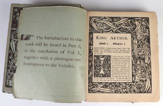 Aubrey Beardsley: Illustrated Le Morte D'Arthur, in twelve parts, published by Dent (12).