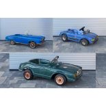 Three Jaguar/Daimler Pedal Cars