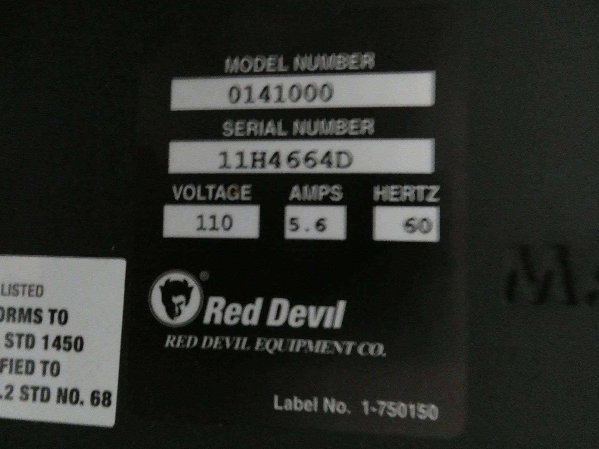 Red Devil Can Mixer on 4 Point Spring Stand Model The Classic 1410 - Image 2 of 3