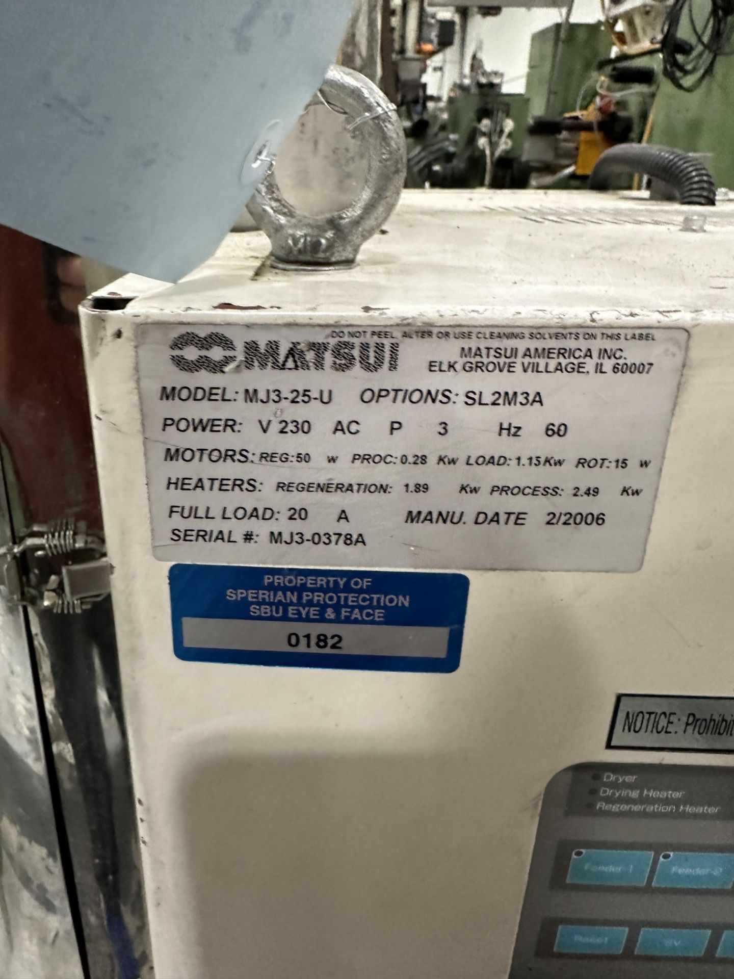 Matsui plas-aid Resin Dryer MJ3-25-U - Image 2 of 4