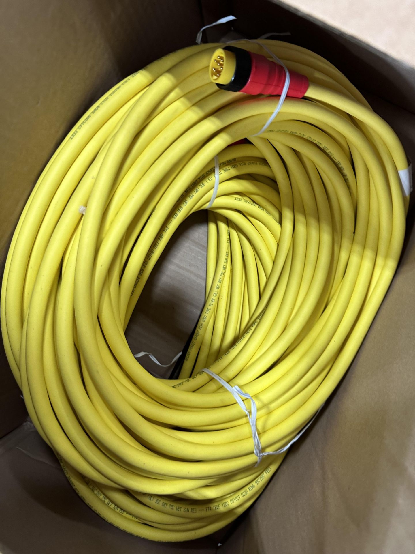 New Panduit 3ft Ethernet Cable and Turck 8P Male Cable - Image 5 of 8