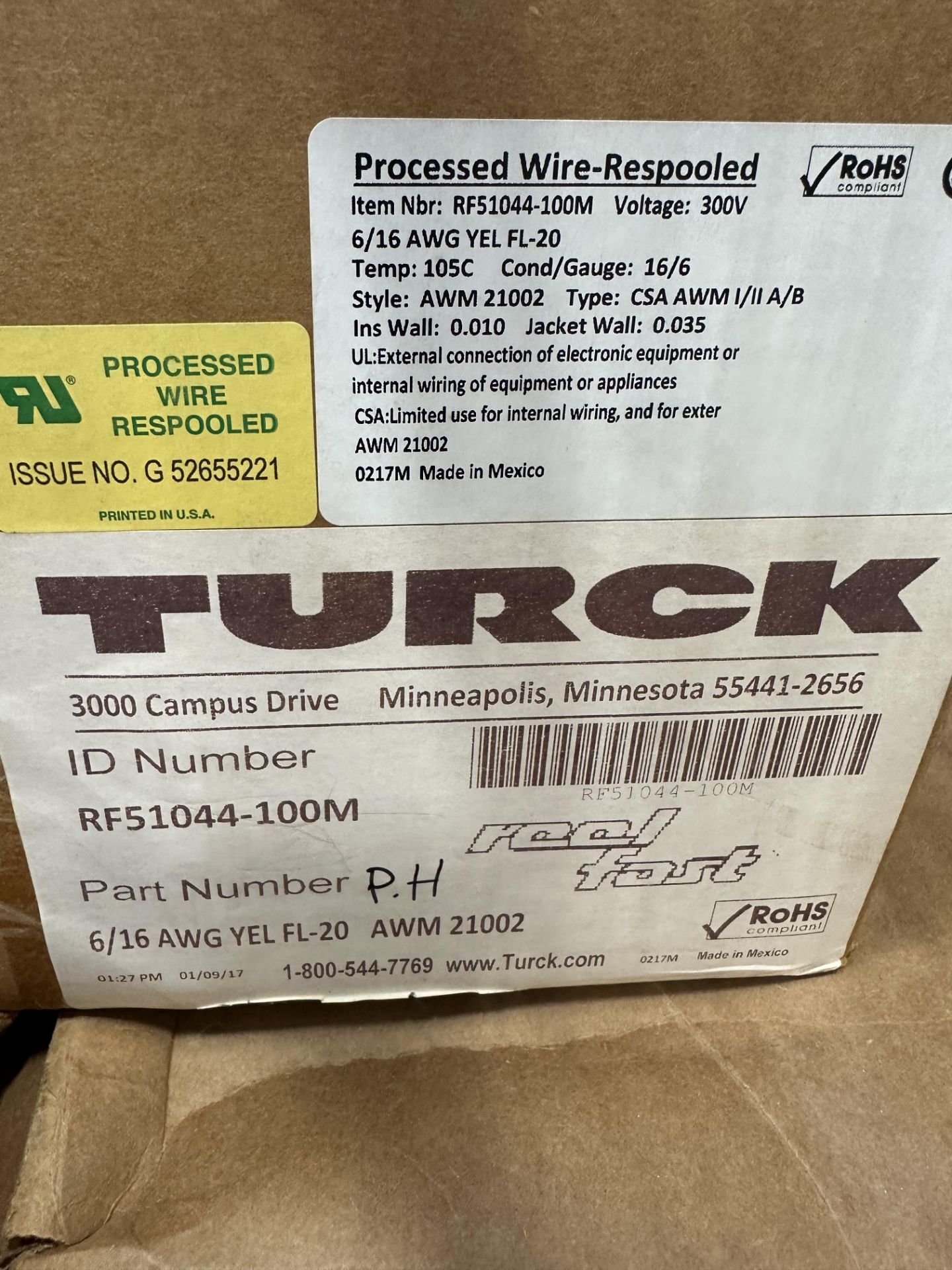 Pallet of Turck Cable 16 AWG - Image 3 of 6