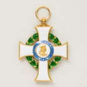 Albrechtsorden Ritterkreuz 1.Klasse Gold emmailliert