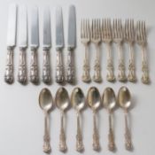 Tiffany Besteck für 6 Personen 925er Sterlingsilber