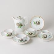 Meissen Service 10 tlg. Weiße Rose 1. Wahl Knaufzeit Marcolini um 1774