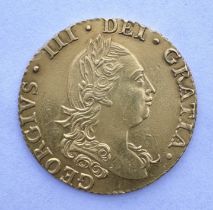 1785 GEORGE III SHIELD GOLD HALF GUINEA