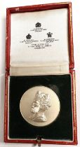 OMANI SILVER 1985 SPINK MEDAL IN CASE OF ISSUE