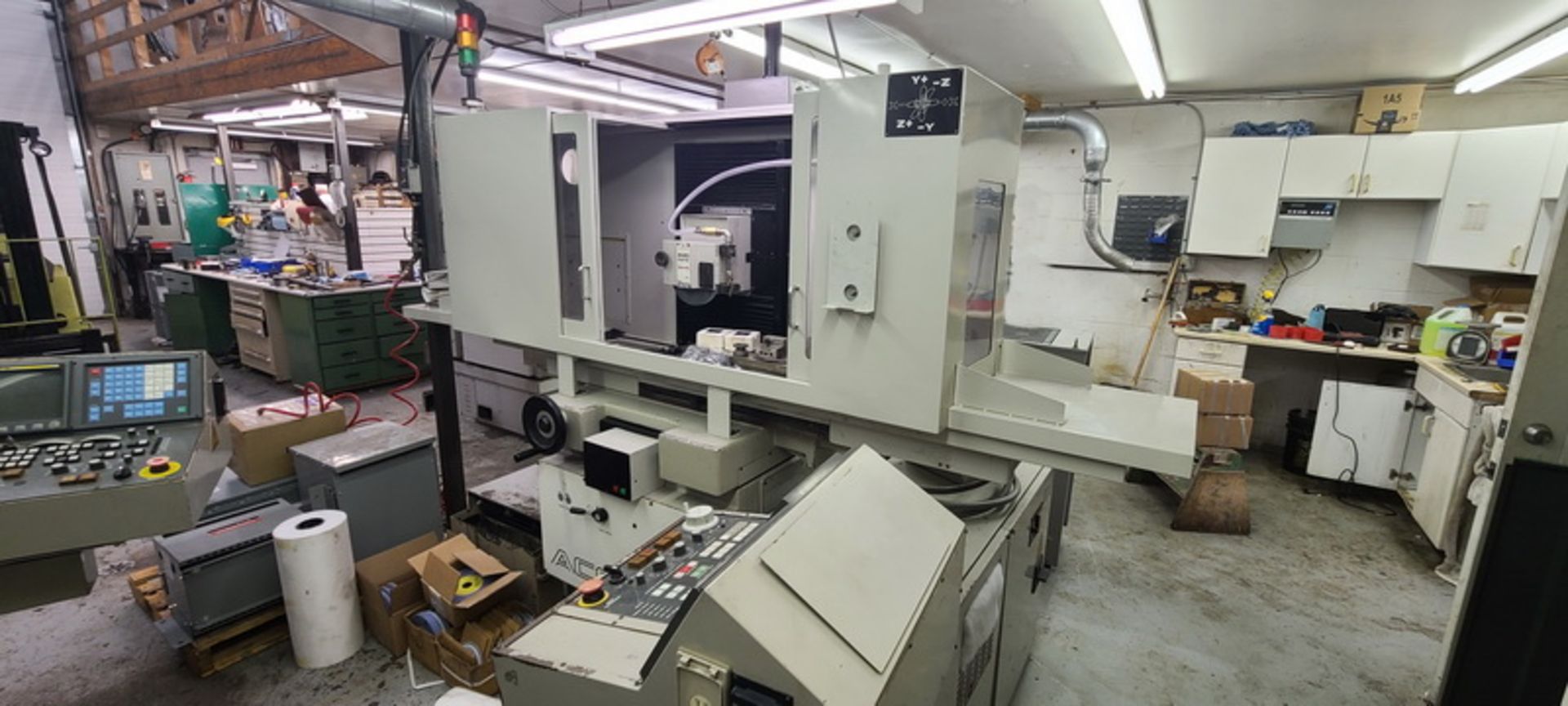 1998 Okamoto ACC-820-DXNCP CNC Surface Grinding Machine, Electro-Magnetic Chuck, Oilmatic Chiller, - Image 2 of 16