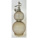 A 20th century double gourd soda syphon bottle, 51