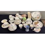 A collection of miscellaneous ceramics including C