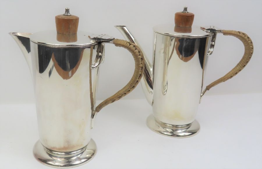 A Walker and Hall silver plated coffee and water j - Image 5 of 5