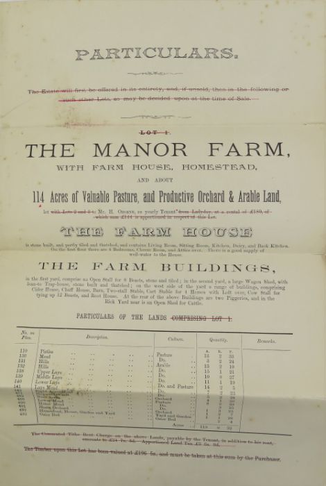 A collection of Victorian and later auction poster - Image 6 of 8