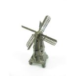 A model of a windmill, apparently unmarked, 9 cm h