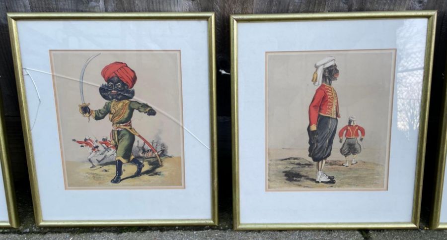 A set of 19th century colour prints, entitled "Arm - Image 3 of 4