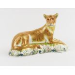 Royal Crown Derby paperweight - Lioness, 2006, gol