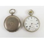 A Waltham open face pocket watch,