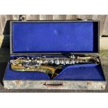 A B & M Champion German tenor saxophone, cased