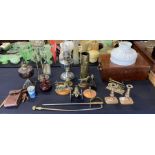 A collection of miscellaneous items including a Ch