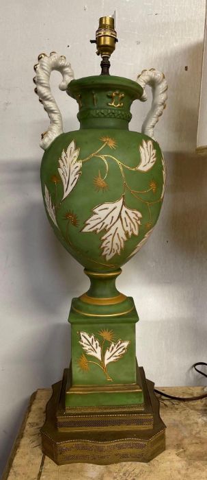 A pair of Italian white porcelain and gilt painted - Image 3 of 3