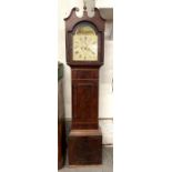 An early 19th century eight day longcase clock the