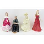 Royal Doulton figure Cup of Tea; three others Summ