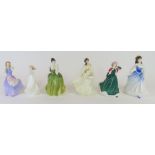 Six Royal Doulton figurines - Michelle HN4158 21.5