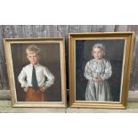 S. Morse-Brown (20th century) - A pair of pastel p