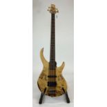 A Vintage electric bass guitar with satinwood poll