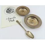 A boxed pair of silver Armada dishes, London, Payn