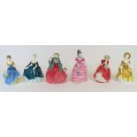 Six Royal Doulton figurines - Lady Charmian HN1949