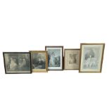 Five early 19th century engravings including portr