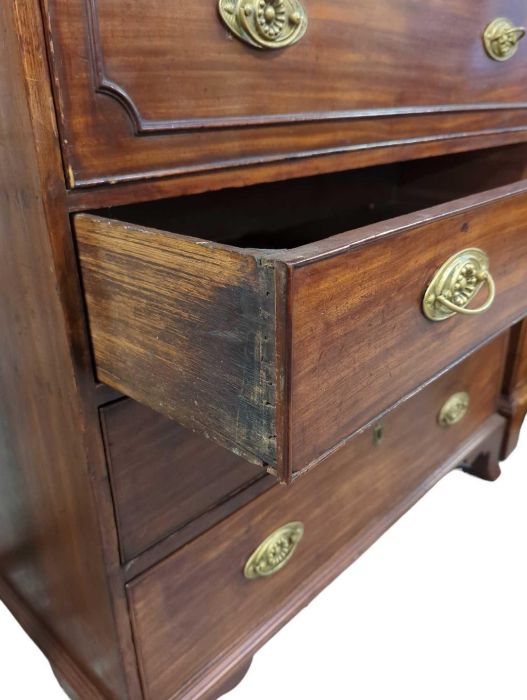 An early 19th century mahogany secretaire bookcase - Image 4 of 4