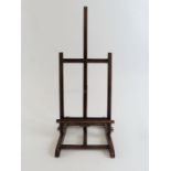 A 19th century table top easel display stand for a