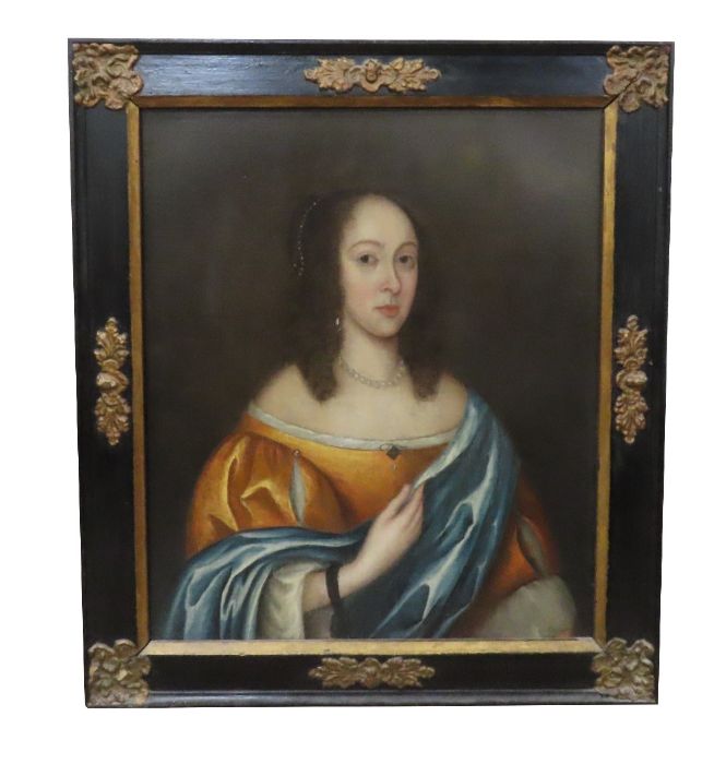 English school, 17th century, portrait of a lady,