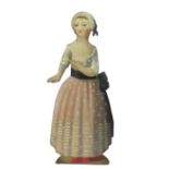 An 18th century painted dummy board figure in the