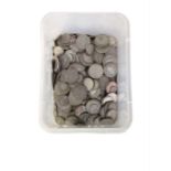 A large quantity of half silver coinage, mainly ha