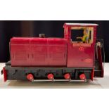 A G scale electric 0-6-0 diesel locomotive “Chatte