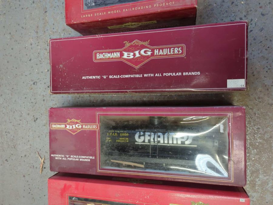 Six Bachmann Big Haulers G Gauge American wagons - Image 3 of 4