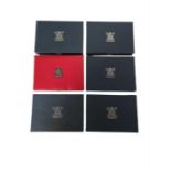 A Royal Mint UK proof set 1988 in red case togethe