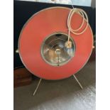 A 1950’s Sofono floor standing circular heater wit