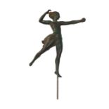A late 19th/early 20th century spelter figure of a