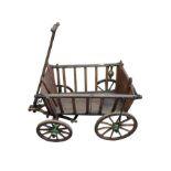 A 19th Century ash dog cart or children’s hand car