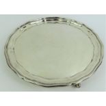 A salver, by Warner Brothers, Delhi, stamped horse