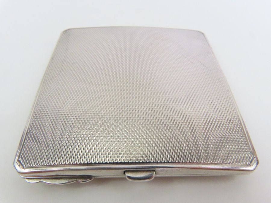 A silver powder compact, by Crisford & Norris & Co