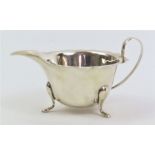 A silver cream jug, by Edward Viner, Sheffield 193